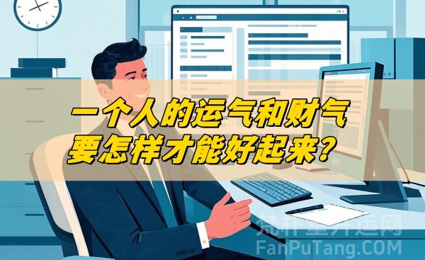 一个人的运气和财气要怎样才能好起来？